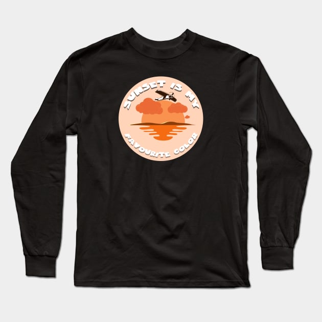 Sunset is my favourite color Long Sleeve T-Shirt by GoranDesign